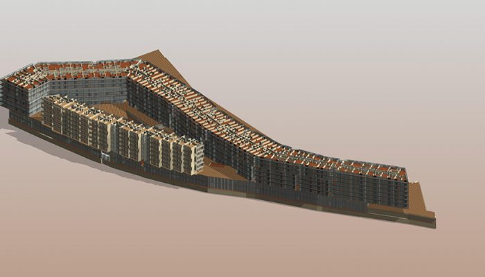 BIM modeling service for an apartment building