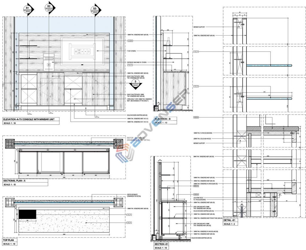 Millwork Shop Drawing Services Well Engineered and