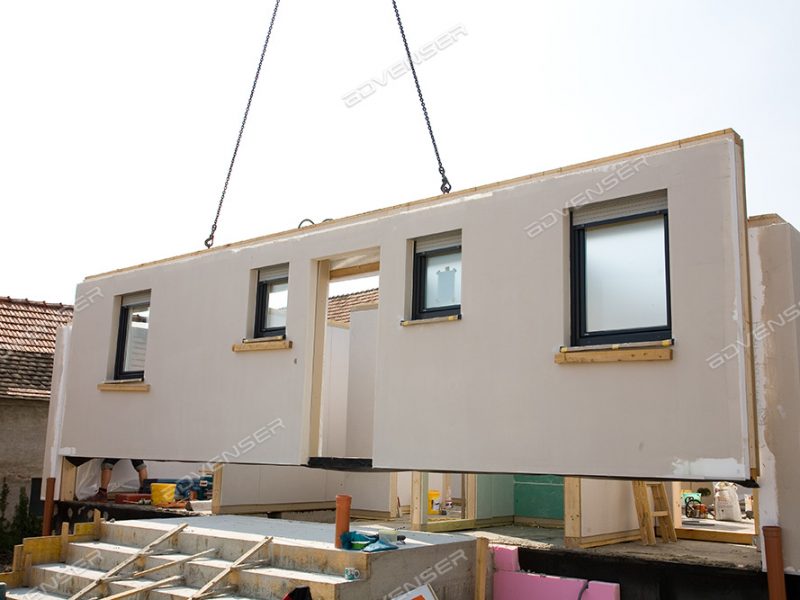 Prefabricated model for a building